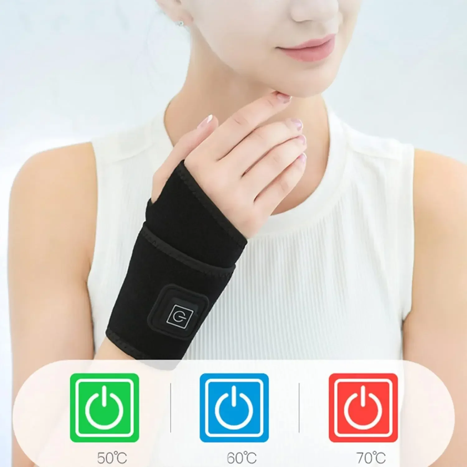 Masajeador de manos con funció - Wrist Wraps reseña y precio