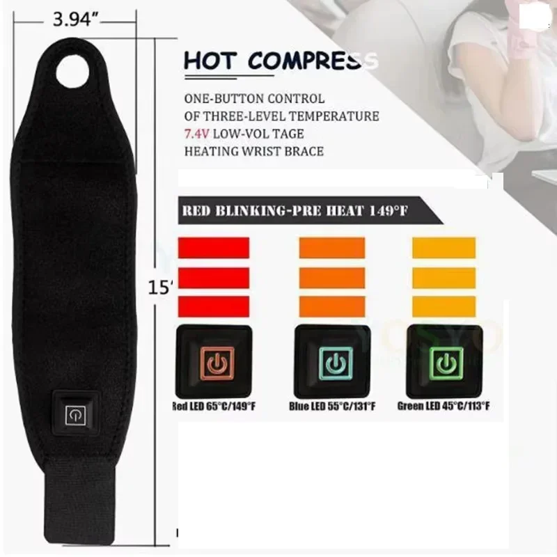 Masajeador de manos con funció - Wrist Wraps reseña y precio
