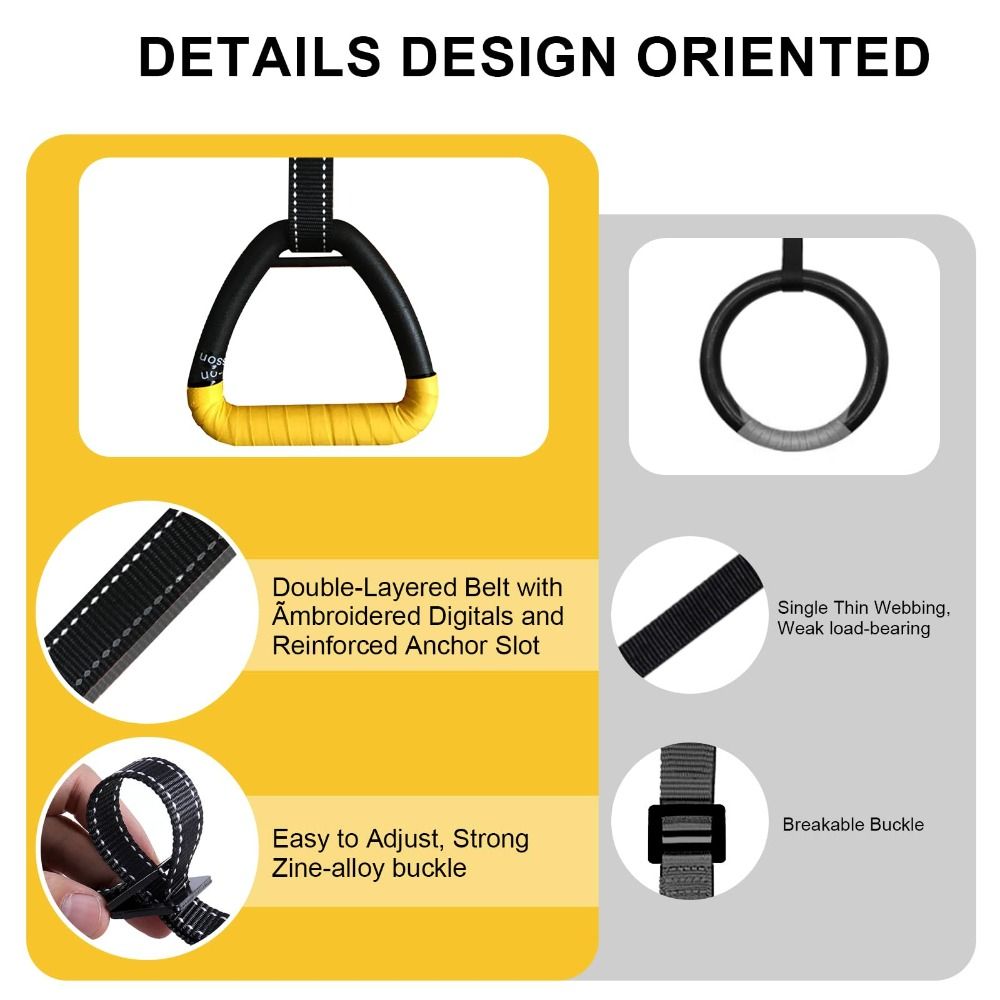 1 par de aros de gimnasia de a - Gymnastic Ring reseña y precio